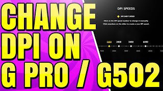 How to Change DPI on Logitech Mouse with G Hub Software (G502 and G Pro Wireless)