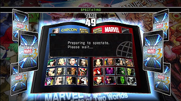 [HD] Ultimate Marvel Vs. Capcom 3 Online Lobby
