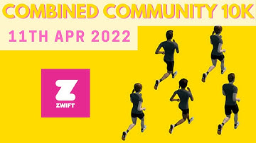 Zwift Run Live - Combined Community 10k Run