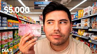 Sobreviví una semana con $7.000 hasta llegar a $1.000 pesos | Día 3