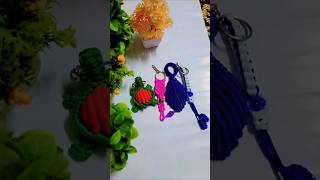 macrame keychain tutorial #trending #diy #diy keychain #viral #crochet #handmade #sorts