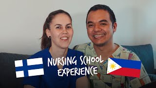 Studying nursing in Finland and in the Philippines