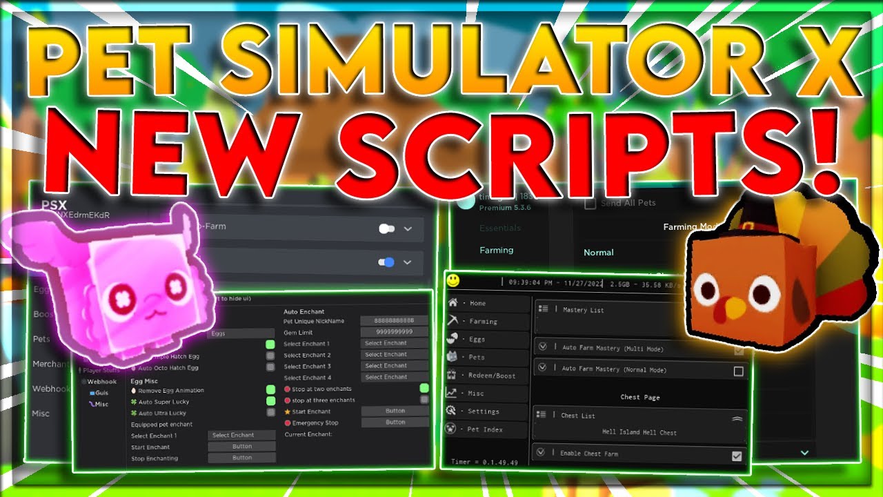 Pet Simulator X – Script #1 XTools (AUTO FARM, STAT TRACKER, AUTO GOLD PETS)  – Financial Derivatives Company, Limited