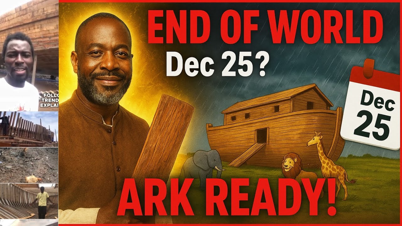 Ghana's Modern Noah: Ark Built for Christmas Doomsday Flood! 😱 Will He Save the Animals? 🔥
