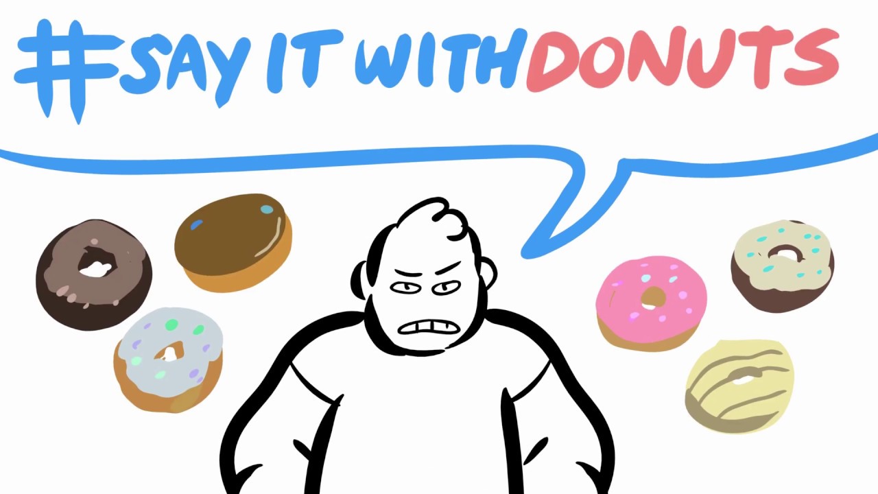 say it with donuts 🍩 YouTube