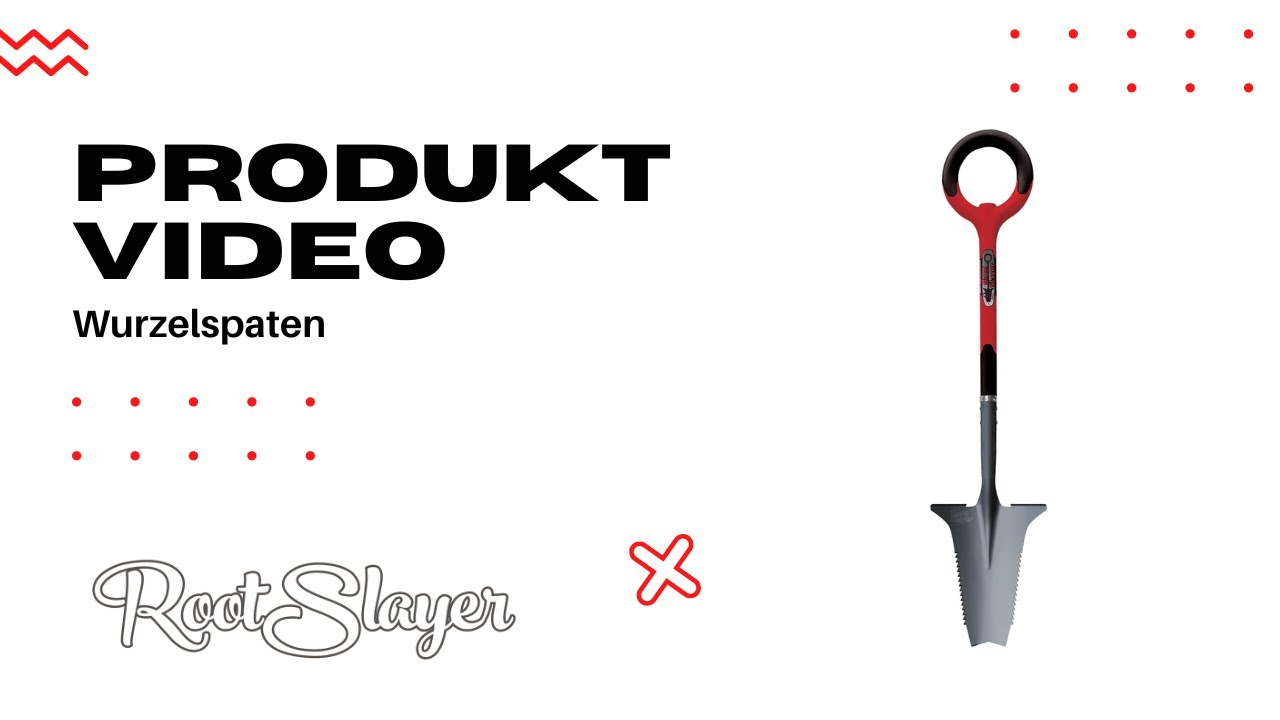 Root Slayer® | Wurzelspaten mit Zähnen zum Schneiden der Wurzeln | Multifunktionsspaten von Radius