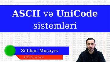 ASCII və UniCode sistemləri   #1ciQrup