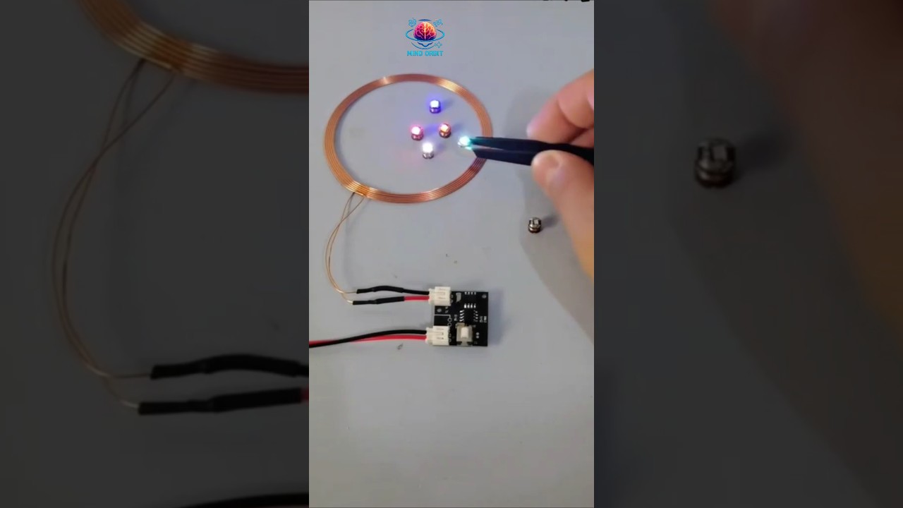 Crazy Wireless Power Experiment ⚡ No Wires LED Trick