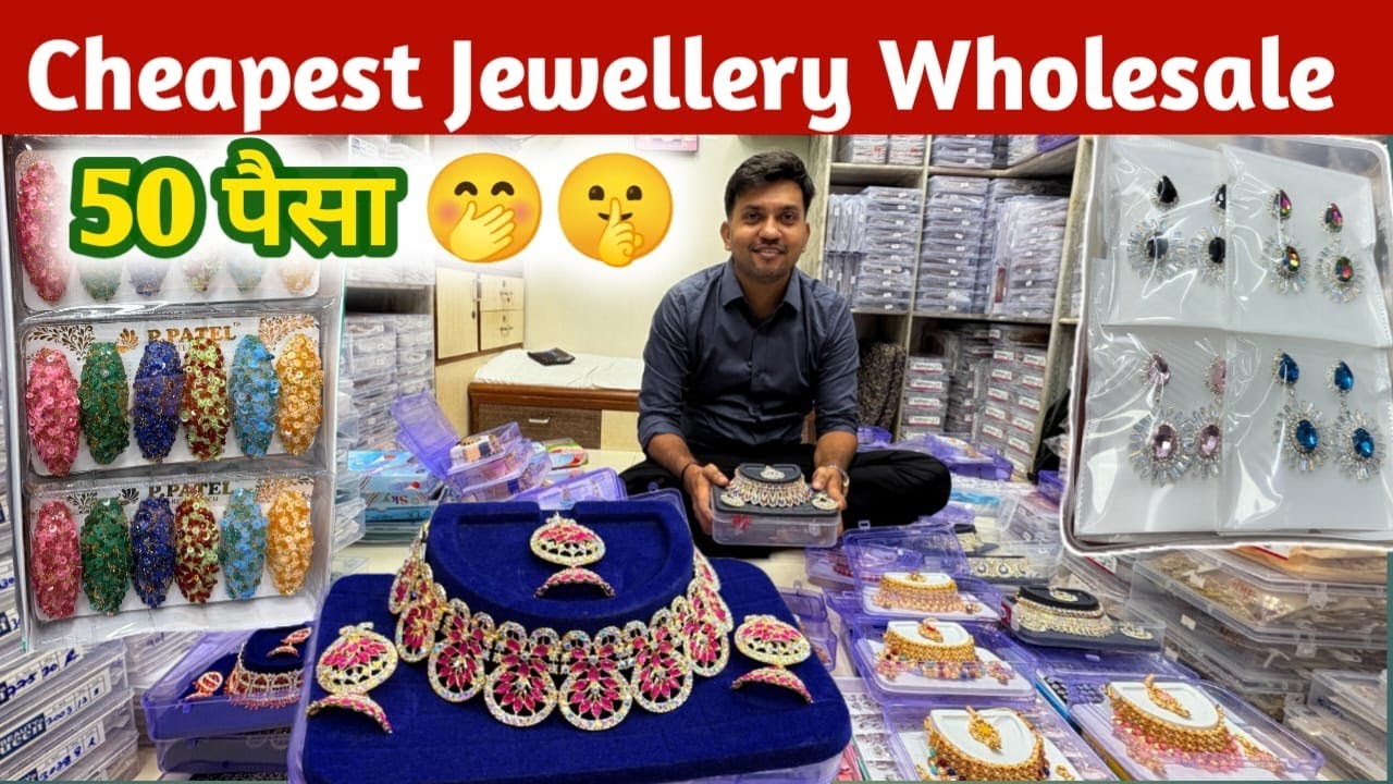 CHEAPEST Jewellery Wholesale Markets in MUMBAI | BEST Artificial Jewellery Wholesale Markets MUMBAI