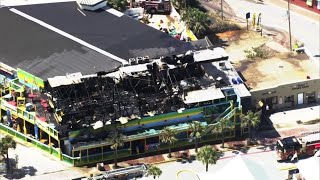 Tiki bar goes up in flames in New Smyrna Beach