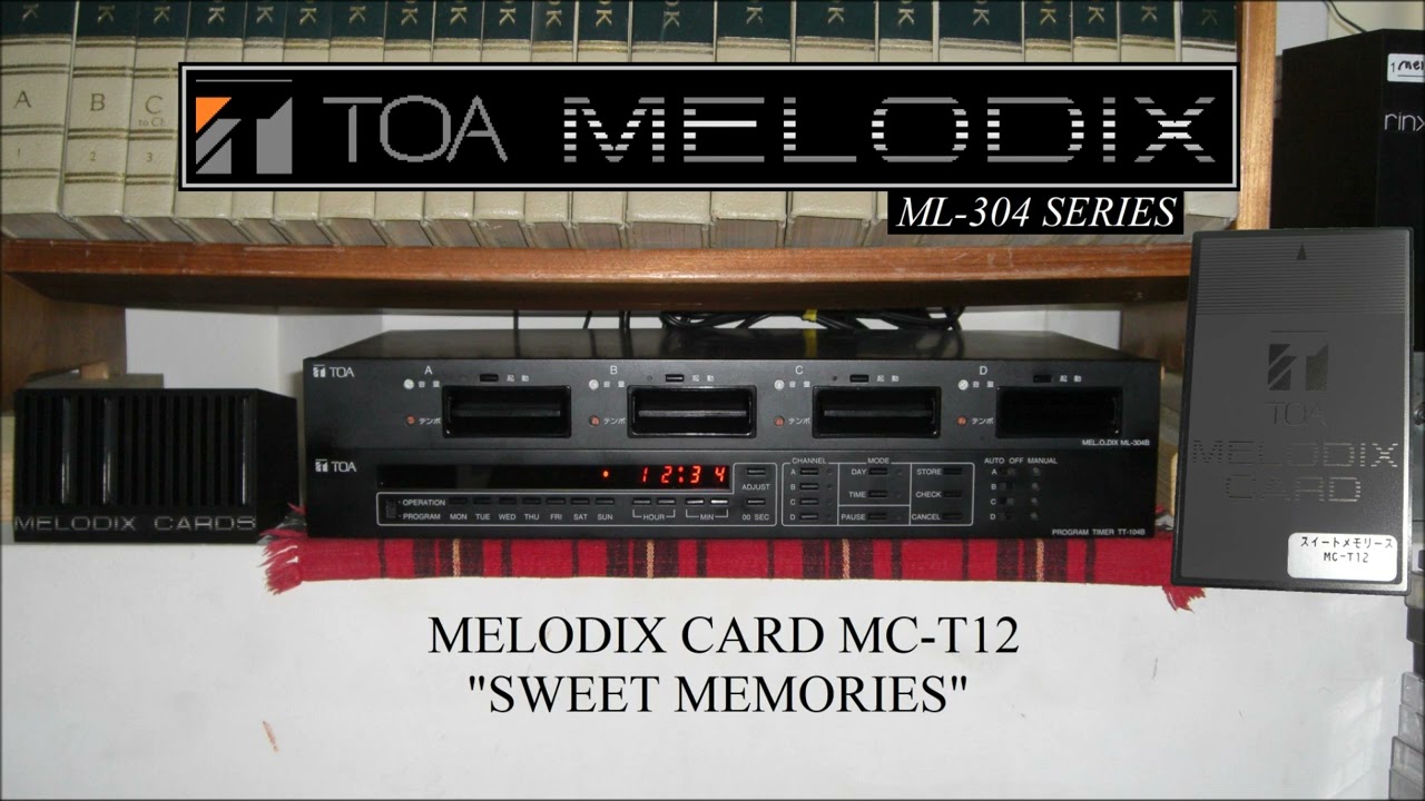 TOA ML-304 MELODIX CARD 4音チャイム(MC-S01)付