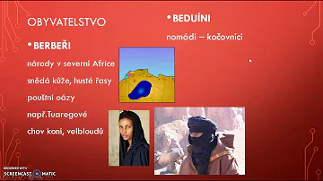Kde jsou státy severní Afriky?