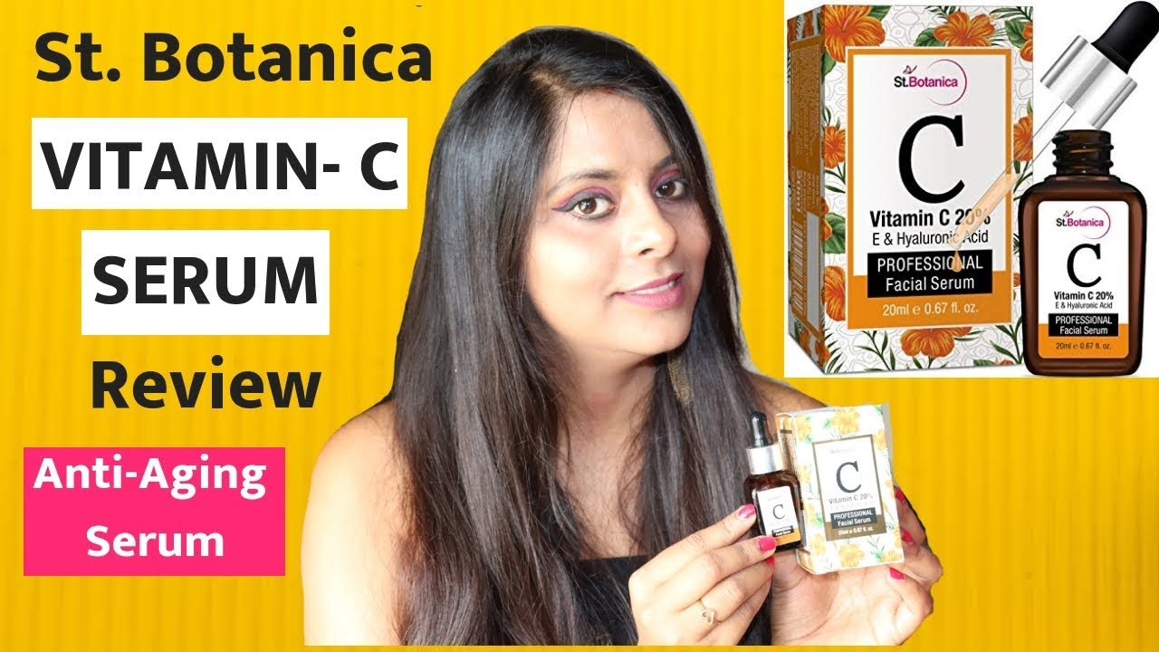 St. Botanica Vitamin C Serum Review 2 Weeks Challenge Srishti's