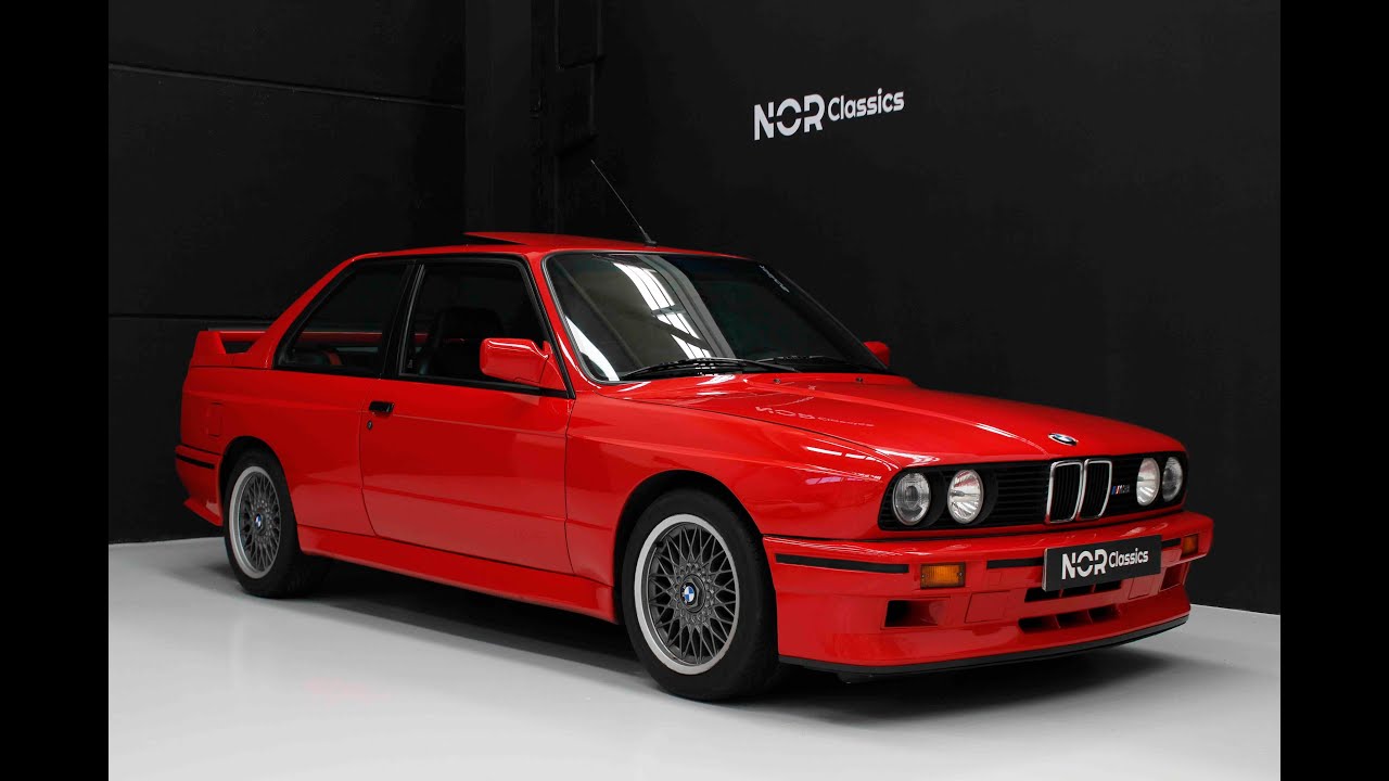 BMW E30 M3 SPORT EVOLUTION RED 1990 Presentation Test drive