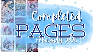 Completed Pages and WIPs from February 2025