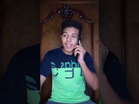 لما صحبك يرن عليك وابوك جنبك 😂😂