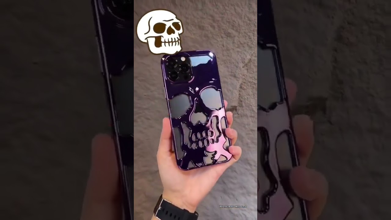 Trendy Skull Case For Iphone 14 pro Max / 14 Pro / 14 Max 