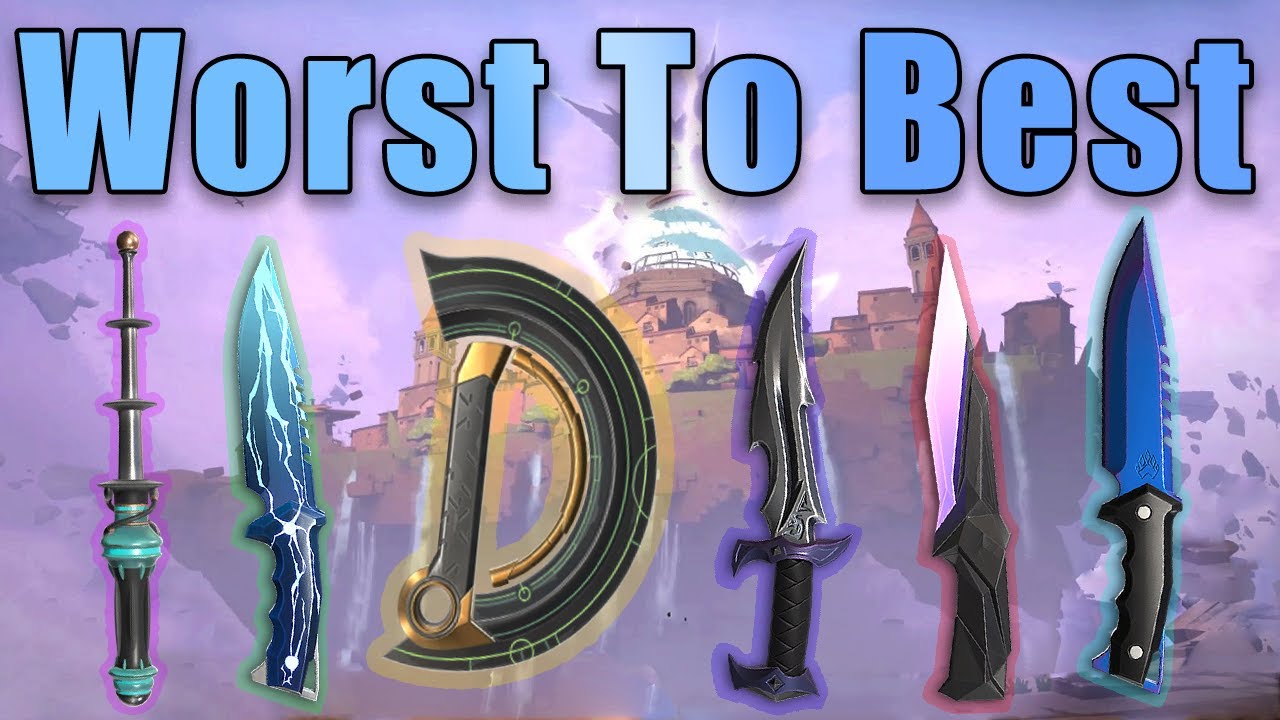 Ranking EVERY Valorant Knife From Worst To Best! (2022 Edition)