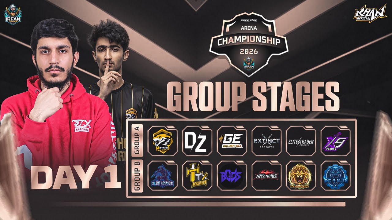 IRFAN  ARENA CHAMPIONSHIP 2026 | GROUP STAGES DAY 1 