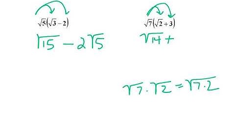 Distributing And FOIL With Radicals