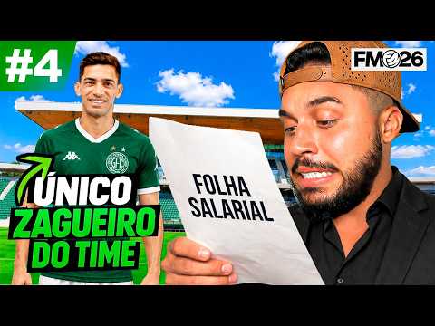 Mandei todo mundo embora e agora SÓ TENHO UM ZAGUEIRO - Football Manager 26