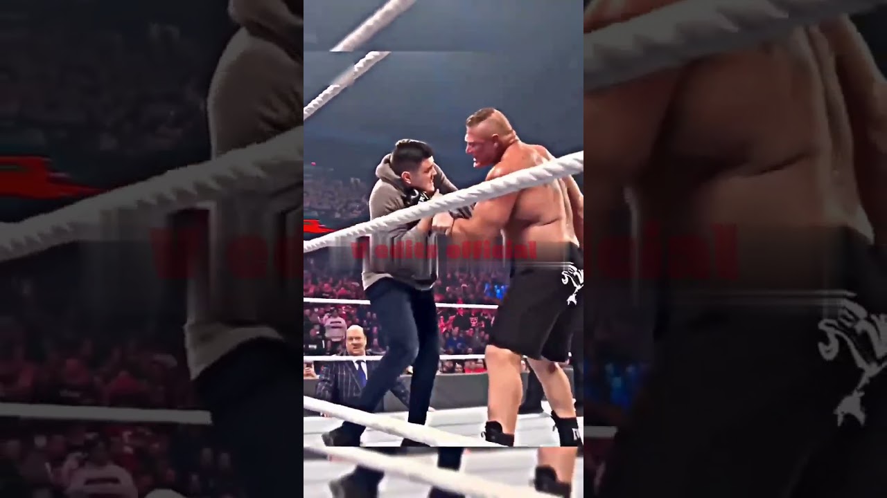 Brock Lesnar brutally attack 😱🔥 Rey Mysterio and his son Dominik.....