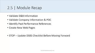 DSBS Lesson 2.5 | Recap on Basic Company Information | Business Development with Neil McDonnell