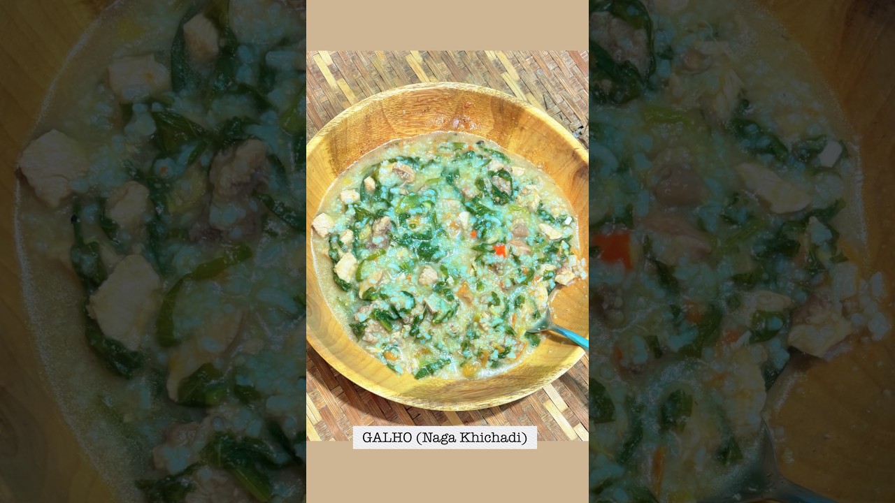 GALHO (Naga Khichadi) |Healthy food | Simple Recipe🍲🌿 #naga #khichdi #recipe #viralshorts #reels