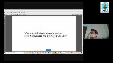 Deeksharambh Student Induction Programme-2021  Session  Alumni Mr. Kushagra Kapoor.