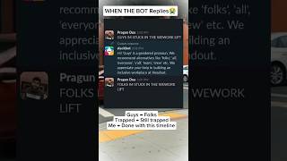 When HR Bot Replies Before Lift Rescue 🚨😂