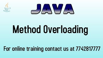 method overloading in java