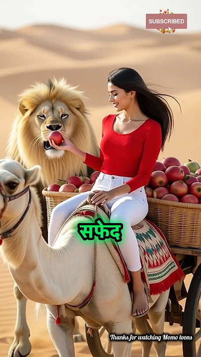 The White Lion’s Tears 😭 | Heart-Touching Desert Story | You’ll Cry at the End 😢 #shorts