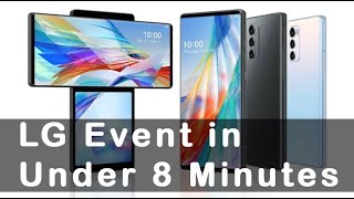LG WING and LG VELVET: LG Wing India Event in 8 minutes [EVENT]