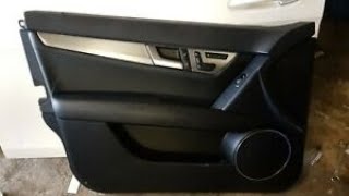 How to Remove the door cards from a w204 c class c220