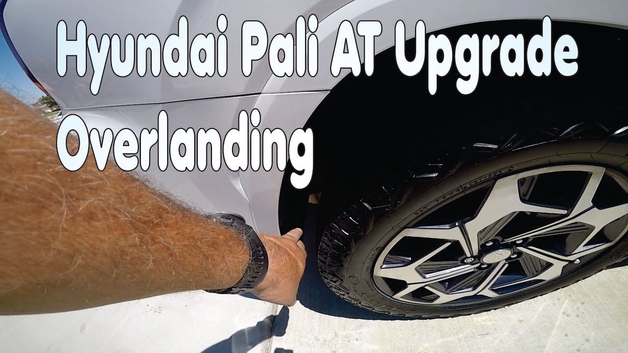 Overlanding Tire Upgrade Hyundai Palisade All Terrain Nitto Nomad Grapplers SUV 20" with 2.5