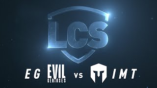 EG vs IMT | Week 9 | Spring Split 2020 | Evil Geniuses vs. Immortals