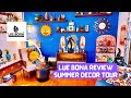 Thrifted vintage summer home decor tour Lue Bona product review Thrifting mid century reseller vlog