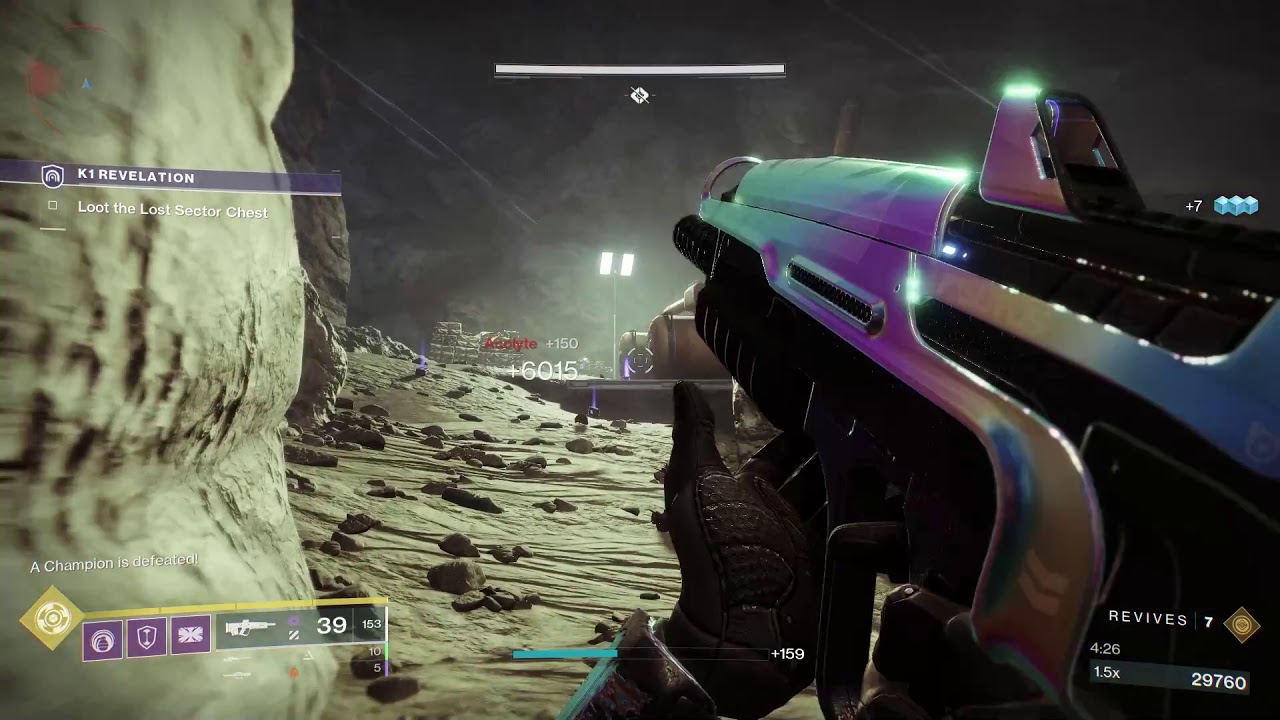 A really bad rundown on the legend lost sector for the titan chest piece