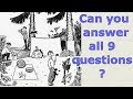 Observation and Deduction Test for Scouts - Pioneer Sees Everything - Logic Puzzle