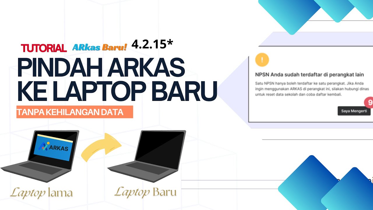TUTORIAL PINDAH ARKAS KE LAPTOP BARU _ TANPA TAKUT KEHILANGAN DATA ARKAS VERSI 4.2.14
