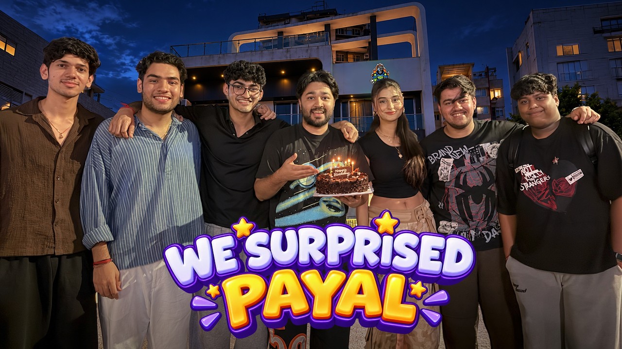 Team Soul & I SURPRISED Payal Gaming 😍😍 *CRAZY REACTION* #s8ul #birthday