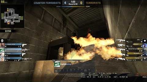 CSGO : CACHE 1V3 ACE CLUTCH WITH SHITTY AUG