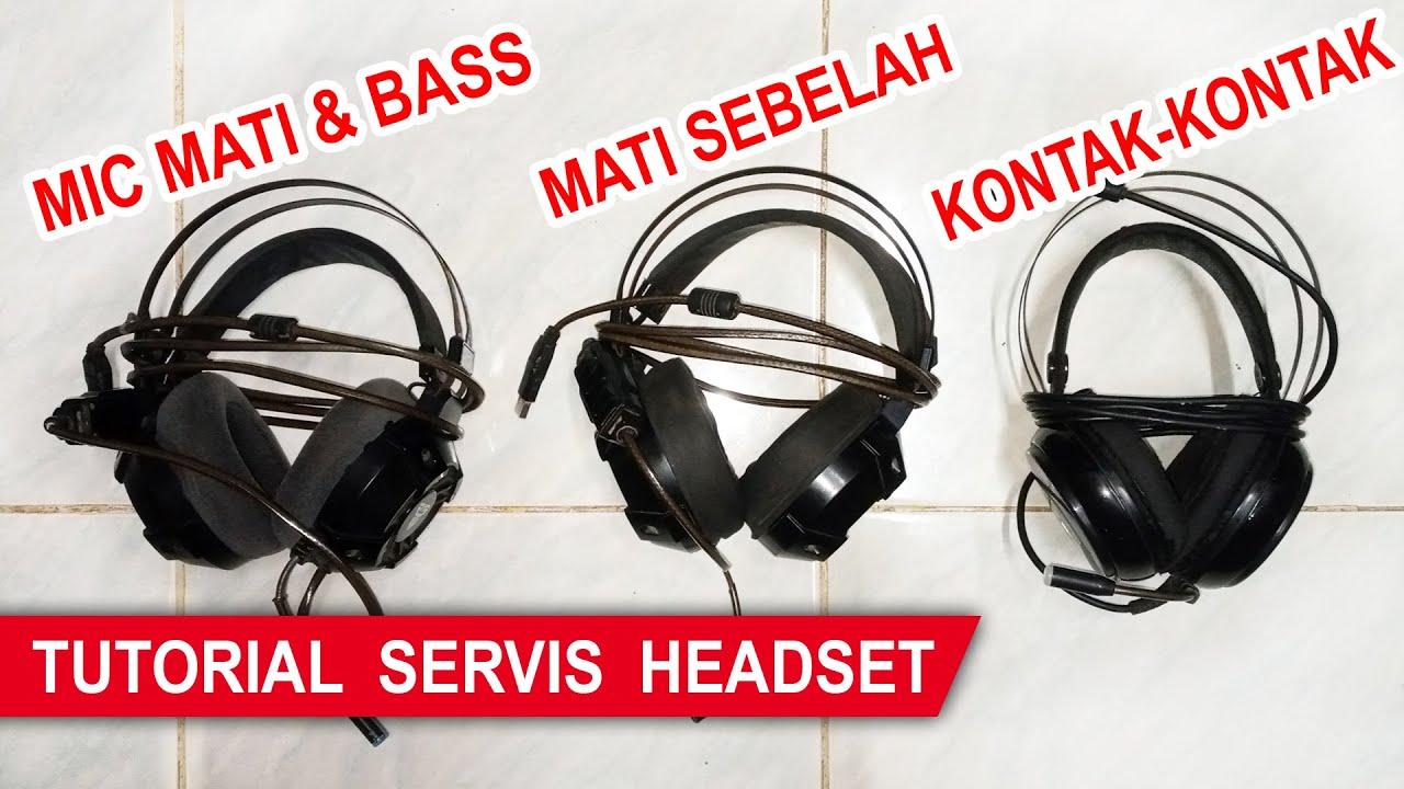Cara Memperbaiki Headset yang Rusak Mati Sebelah, Kontak-Kontak, Mic