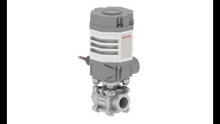 Valworx Compact Electric Stainless 3-Piece Ball Valves