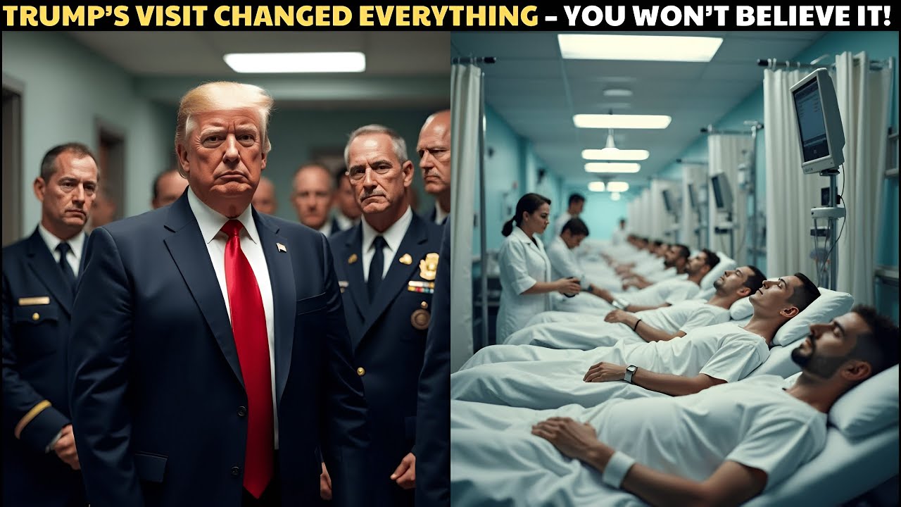 This Navy Hospital Visit by Donald Trump Took an Unexpected Emotional Turn