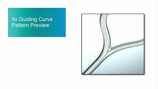 NX CAM Demo | 5x Guiding Curve Pattern Preview