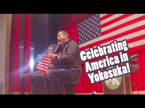 Celebrating USA in Yokosuka // 2016 Navy Tour (Part 8) Michael Kent - Comedy Magician