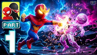 Stick Hero : Comic Superhero - Gameplay Walkthrough Part 1 - Perfect Bridge Challenge (iOS, Android)