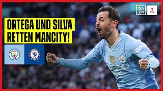 Später Siegtreffer! ManCity erreicht Finale dank Silva: Man City - FC Chelsea | FA Cup | DAZN image