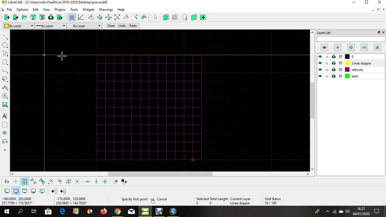 librecad how to select librecad how to select